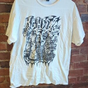 King Gizzard And The Lizard Wizard 2024 Us Tour White T Shirt Large Gildan